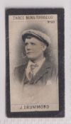 Cigarette card, Football, J & F Bell, Football series type card, number 20 J Drummond Glasgow