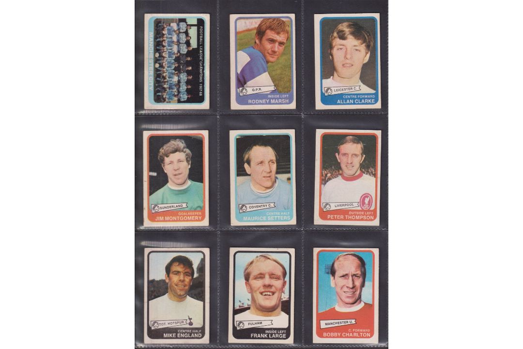Trade cards, Football, A&BC Gum, 1968 Footballers Yellow Backs 2nd Series 55-101 (set 47 cards) ( - Image 1 of 2