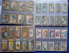 Cigarette cards, China, BAT Chinese printed backs, 7 sets, Archangels 1-105 (plus duplicates),