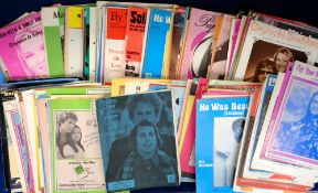 Entertainment, Sheet Music, a selection of approx. 300 mainly 1970s music sheets to include The