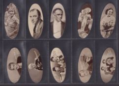 Cigarette cards, 2 sets, both Carreras, Film Stars Oval (set, 72 cards) & Famous Film Stars (set, 96