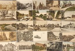Postcards, Surrey, a collection of approx. 25 cards of Ash Vale, Tongham, Normandy and surrounding