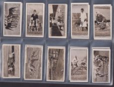 Cigarette cards, 8 sets Ogden's (5), Greyhound Racing 1st, Trick Billiards, Famous Dirt Track
