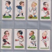 Trade & Cigarette cards, Football, mixture in modern album including sets (11) plus odds. Sets