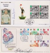 Stamps, GB QEII collection of signed first day covers to include Barbara Windsor, Martin Peters,