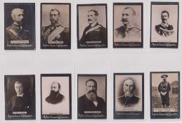 Cigarette cards, Ogden's Guinea Gold, 14 cards various series, all with Arthur D Reynolds