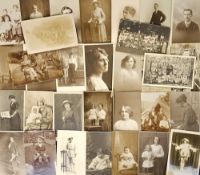 Postcards, Social History, a selection of approx. 80 cards including portraits, events, children and