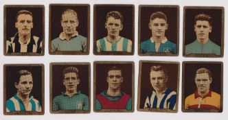 Trade issue, Thomson, Footballers (on metal), (10/12, missing A. Massie, Hearts & R. Thompson) (