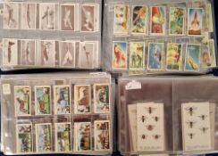 Trade cards, Approx 80 sets in sleeves, many different issuers (no Brooke Bond), including Bibby,