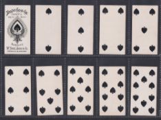 Cigarette cards, USA, Duke's, Playing Cards (set, 53 cards inc. Joker) (vg)