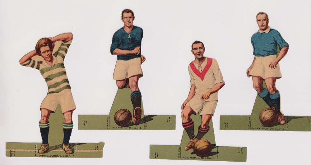 Trade issues, Thomson, Footballers, shaped, (set, 11 cards) die cut and made to stand up, with - Image 3 of 6