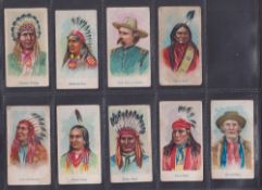 Trade cards, USA, American Caramel Co, Wild West cards, 9 cards, Always Riding, Rushing Bear, Gen