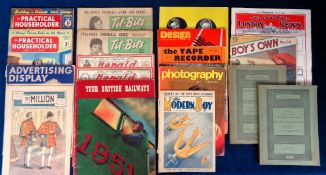 Magazines, 75+ assorted vintage magazines most dating from the mid 19th to the mid 20thC to
