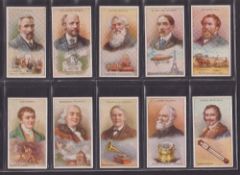 Cigarette cards, Whitford & Sons, Inventors (set 20 cards) (gen gd/vg)