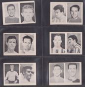 Trade cards, Football, A&BC Gum, 1966 Footballers pairs 1st Series (set 55 cards numbers 1 to 102 in