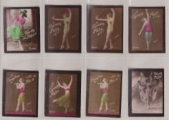 Cigarette cards, Algeria, Melia, Actresses, 'M' size, 80 different hand coloured photographic