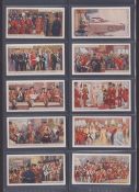 Cigarette cards, 14 sets, Wills Recruiting Posters, Phillips Coronation of their Majesties, Carreras