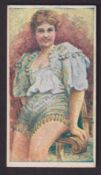 Cigarette card, J & F Bell, Beauties (Tobacco Leaf & Scotia back), type card, Ref H32, picture no 16