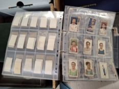 Cigarette cards, a very large collection of cigarette cards (a few trade cards) contained in 3