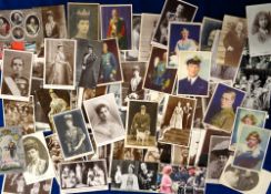 Postcards, Royalty, a mainly UK Royalty selection of approx. 110 cards from Queen Victoria to