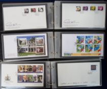 Stamps, Guernsey, large collection of first day covers in 7 albums to 1969-2020, good condition.