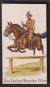 Cigarette card, Redford & Co, Colonial Troops, type card, New Zealand Mounted Rifles (gd) (1)