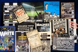Newcastle Utd, a collection of 14 books and publications including 'Let's Talk About Newcastle
