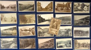 Postcards, Wales, a selection of approx. 40 cards with RPs of Salutation Square Haverfordwest,
