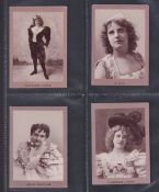 Cigarette cards, USA, U.S. Tobacco Co, Actresses, 'L' size (24/25, missing Grace Kimball) (some with