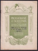 Football programme, Aston Villa v Newcastle Utd, 1924 FA Cup Final played at Wembley (missing