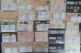 Postcards, Postal History, a German postcard and postal history collection of approx. 82