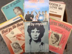 Entertainment, Sheet Music, 1500+1950s-60s pop/beat/easy listening music sheets to include Gerry and
