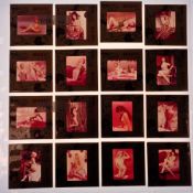 Glamour photography, a further selection of 48, vintage, colour transparencies each one showing