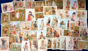 Trade cards, France, a collection of approx. 80, early, French advertising cards, all published by