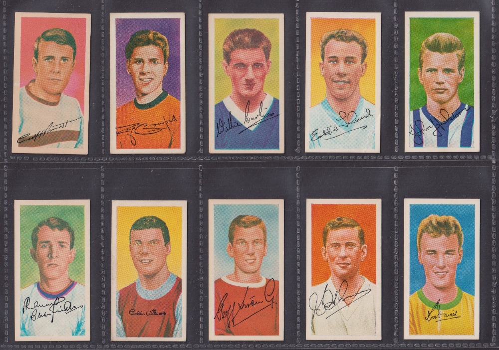 Trade cards, Football, small selection 61 cards plus presentation album, Barratt Famous - Image 3 of 8