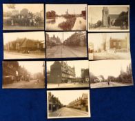Postcards, Berkshire, an RP selection of 10 cards of Reading. Includes Christchurch Rd, Oxford Rd,
