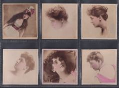 Cigarette cards, USA, Duke's, Photographs (From Life), Actresses, 36 'L' size square cards, about