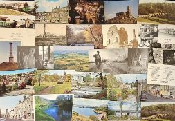 Postcards, a modern selection of approx. 1000 cards, with Cornwall and Devon topographical, Tamar
