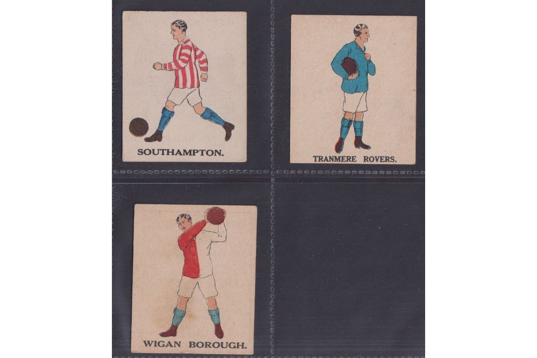 Trade cards, Battock's, Football & Jersey Cards, three football issues, Southampton, Tranmere Rovers - Image 1 of 2