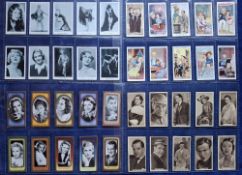 Cigarette cards, Film, Cinema, Beauties, 14 sets including Teofani (anon) Modern Movie Stars, Ardath