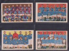 Trade cards, Boy's Magazine, Football Teams, 'X' size (set, 9 cards) (gd)