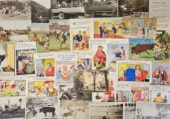Postcards, a mixed collection of approx. 200 UK topographical and a few foreign and subject cards.
