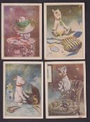 Trade cards, Dogs, Wholesale Shoe Warehouse, Bonzo Dog Series, 5 different cards and Wyles Bros, Our