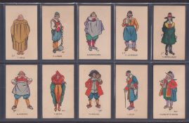 Cigarette cards, Merrie England Studies 2 sets and 1 part set, issued by Westminster (set), Wills