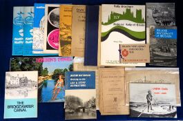 Ephemera, Waterways, 55 items to include 1918 Inland Waterways and Docks Christmas card, 1933 Summer