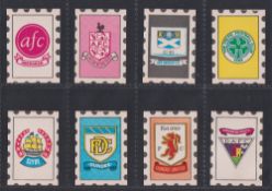 Trade cards, A&BC Gum, Football Club Crests (Scottish) (set, 16 cards) (vg)