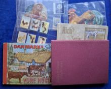 Cigarette & Trade cards, Poultry & Farm Animals selection including 3 completed continental albums