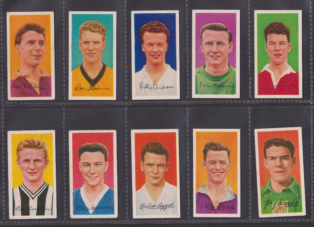 Trade cards, Football, small selection 61 cards plus presentation album, Barratt Famous - Image 5 of 8