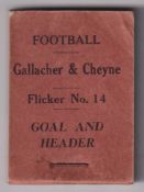 Football Flicker Book, Gallacher & Cheyne Flicker Book no 14, 'Goal & Header' from the Teach the