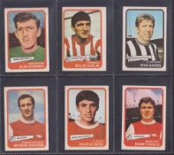 Trade cards, Football, A&BC Gum, 1968 Footballers Yellow backs 1st Series 1-54 (set 54 cards)